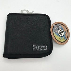 NEW Conductor Series  Zippered CD/DVD Wallet Holds 24 CDs‎ or DVDs in Black Case